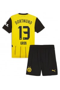 Fotbalové Dres Borussia Dortmund Pascal Gross #13 Dětské Domácí Oblečení 2024-25 Krátký Rukáv (+ trenýrky)